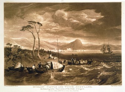 F.65.I Inverary Castle en Town, uit de 